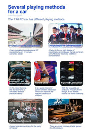 Turbo Racing 1:76 C61 C62 C63 C64 Drift Remote Control Car Upgraded Version With Gyro Full Proportional Remote Control RTR Kit - Lacatang Shop