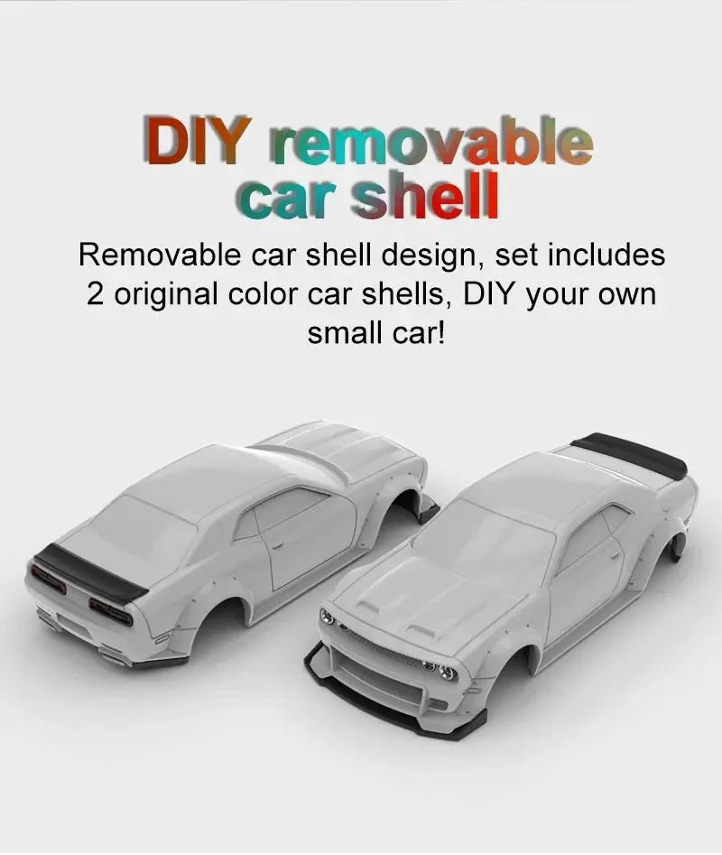 Turbo Racing 1:76 C65 C64 C63 C61 C62 C72 C73 C74 C75 RTR Flat Running Toys on Road RC Drift Car W/ Gyro Radio For Kids Adults - Lacatang Shop