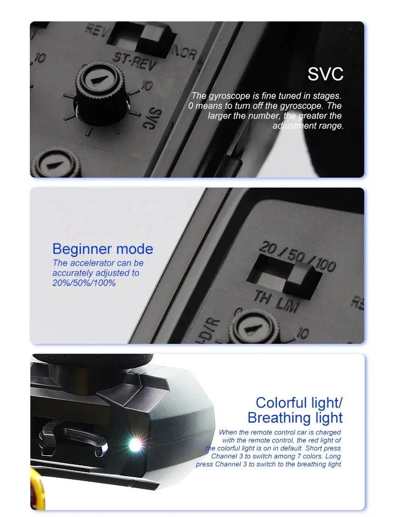 Turbo Racing 1:76 C65 C64 C63 C61 C62 C72 C73 C74 C75 RTR Flat Running Toys on Road RC Drift Car W/ Gyro Radio For Kids Adults - Lacatang Shop