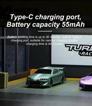 Turbo Racing 1:76 C65 C64 C63 C61 C62 C72 C73 C74 C75 RTR Flat Running Toys on Road RC Drift Car W/ Gyro Radio For Kids Adults - Lacatang Shop