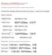 Turbo Racing 1:76 Drift Track Set with Cement Pier and Jumping Platform - Lacatang Shop