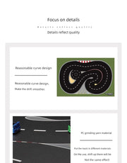 Turbo Racing 1:76 Drift Track Set with Cement Pier and Jumping Platform - Lacatang Shop