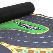 Turbo Racing 1:76 Electric Car Drift Track with Jump Platform and Cement Pier Scene - Lacatang Shop