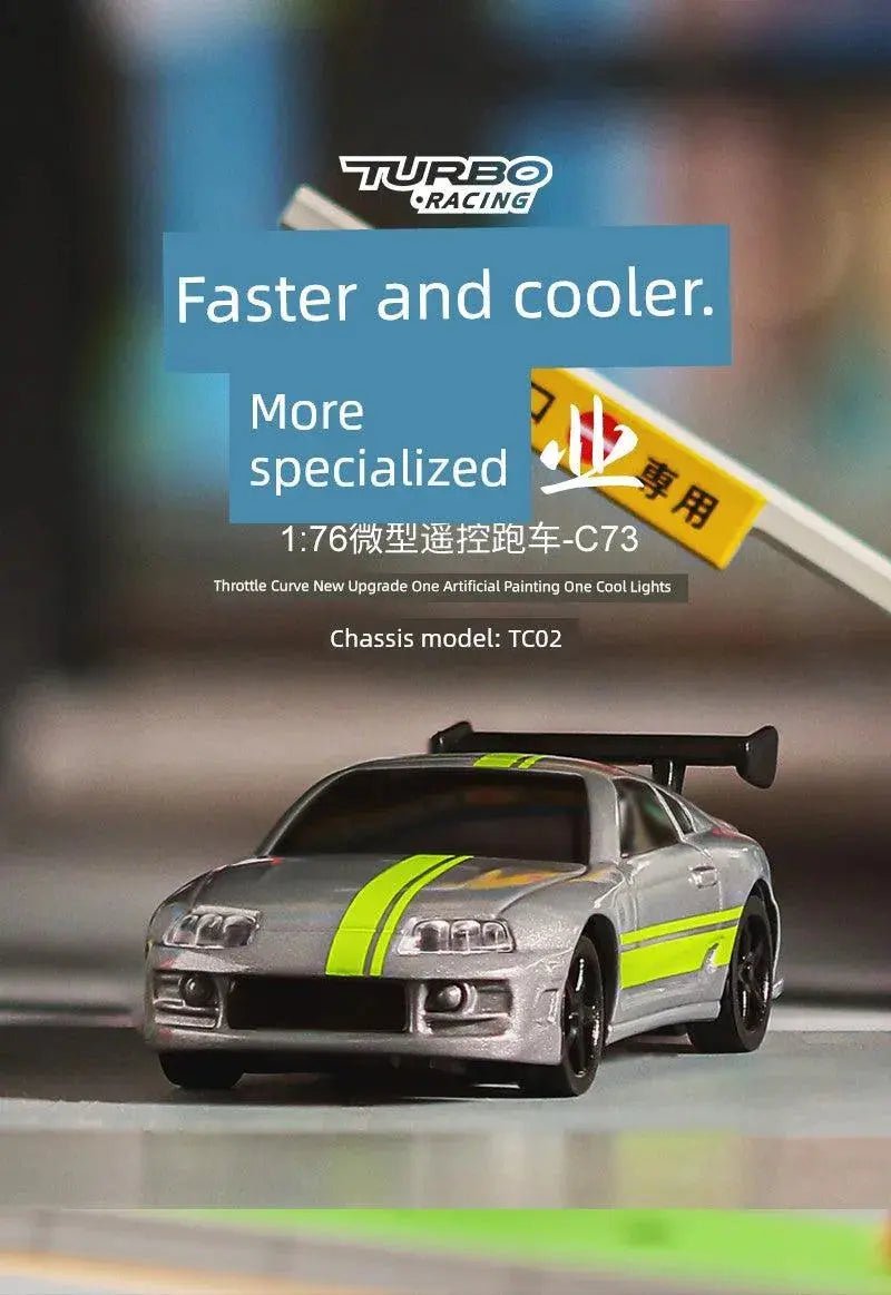Turbo Racing 1:76 Miniature Full - Scale C71c72c73c74 Remote Control Electric Drift Sports Car Toy - Lacatang Shop