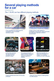 Turbo Racing 1:76 Scale RC Sport Car C72 C73 Table Game Racing Remote Control Mini Model Full Proportional RTR Kit Toys - Lacatang Shop