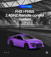 Turbo Racing 1:76 Scale RC Sport Car C72 C73 Table Game Racing Remote Control Mini Model Full Proportional RTR Kit Toys - Lacatang Shop