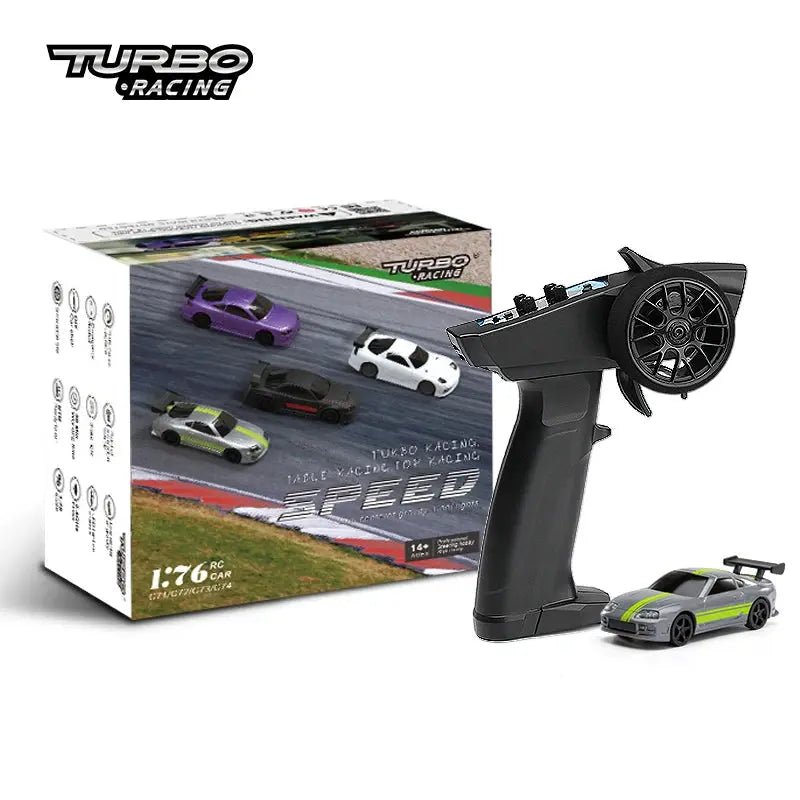 Turbo Racing 1:76 Scale RC Sport Car C72 C73 Table Game Racing Remote Control Mini Model Full Proportional RTR Kit Toys - Lacatang Shop
