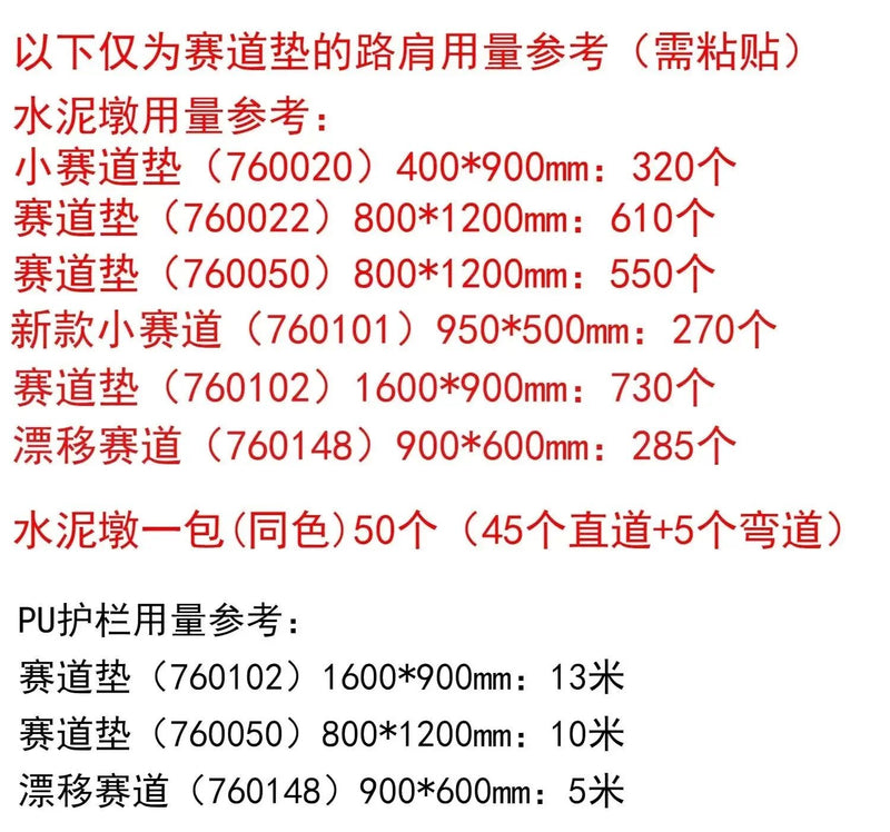 Turbo Racing Drift Track Set with Cement Pier and Jumping Platform, 1:76 Scale Car Scene Mat - Lacatang Shop