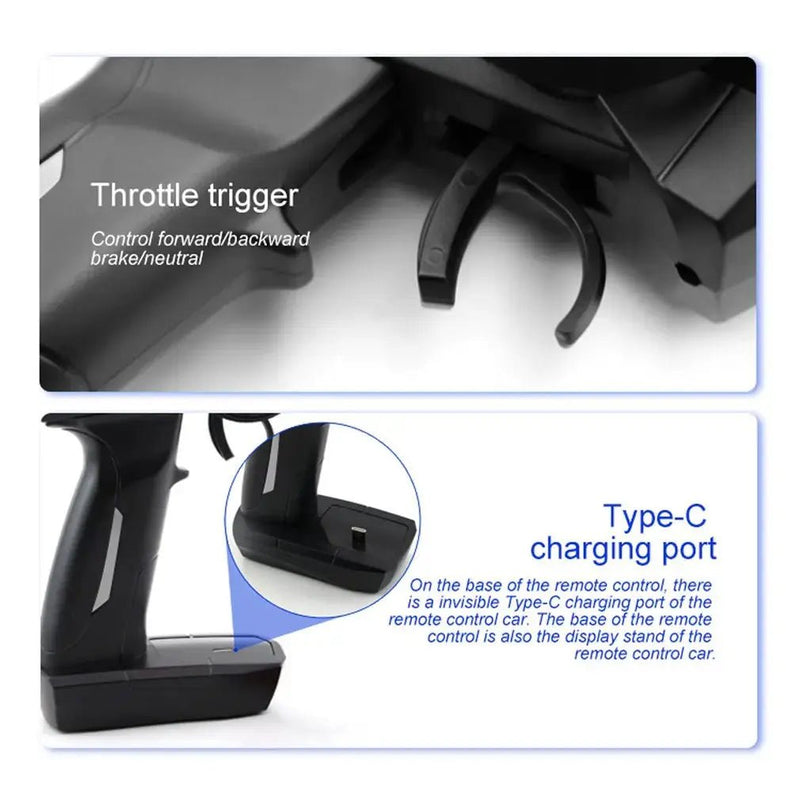 Turbo Racing RTR 1/76 Two RC Cars 3rd Anniversary Version Mini Full Proportional Kids Toys Electric Vehicle Off Road - Lacatang Shop