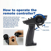 Turbo Racing RTR 1/76 Two RC Cars 3rd Anniversary Version Mini Full Proportional Kids Toys Electric Vehicle Off Road - Lacatang Shop