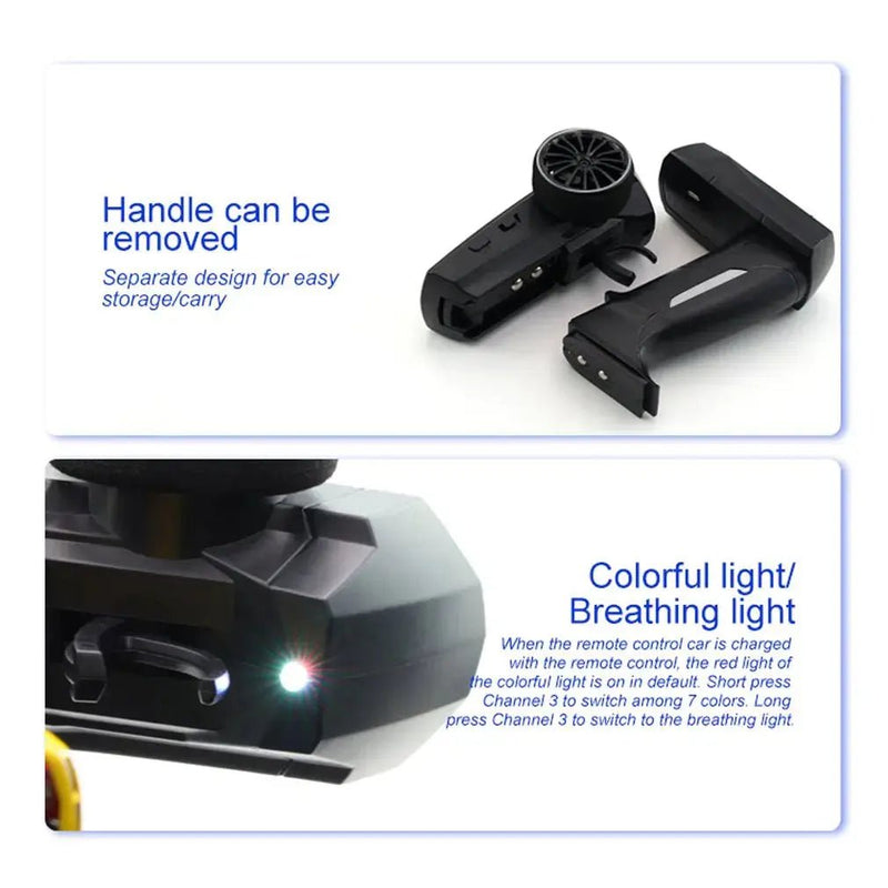 Turbo Racing RTR 1/76 Two RC Cars 3rd Anniversary Version Mini Full Proportional Kids Toys Electric Vehicle Off Road - Lacatang Shop