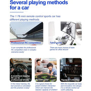 Turbo Racing RTR 1/76 Two RC Cars 3rd Anniversary Version Mini Full Proportional Kids Toys Electric Vehicle Off Road - Lacatang Shop