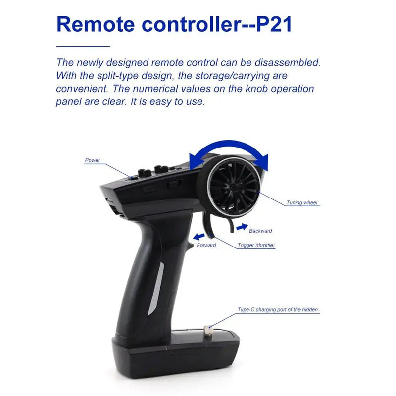 Turbo Racing RTR 1/76 Two RC Cars 3rd Anniversary Version Mini Full Proportional Kids Toys Electric Vehicle Off Road - Lacatang Shop