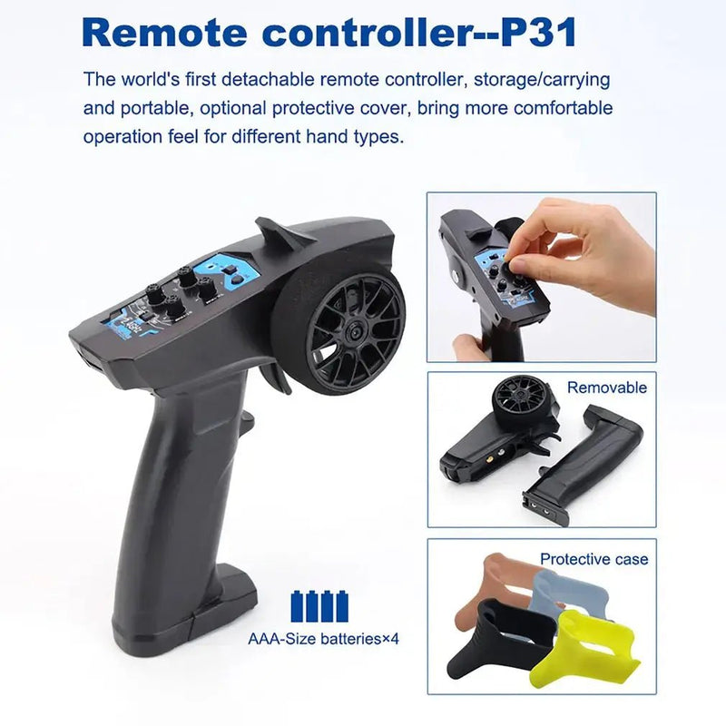 Turbo Racing RTR 1/76 Two RC Cars 3rd Anniversary Version Mini Full Proportional Kids Toys Electric Vehicle Off Road - Lacatang Shop