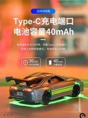 Turbo1/76 Miniature RC Remote Control Electric Sports Car - C71 C72 C73 Simulation Toyota