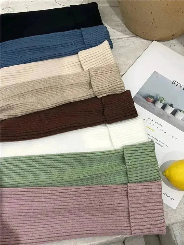 Turtleneck Sweater Womens 2024 Autumn Winter Tops Korean Slim Women Pullover Jumper Knitted Sweater Pull Femme Hiver Truien - Lacatang Shop