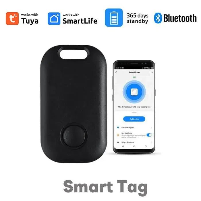 Tuya Mini GPS Tracker Wireless Louder Ring Product WIFI Location Tracker Anti Lost Alarm Smart Keychain 2 - way Search Key Finder - Lacatang Shop