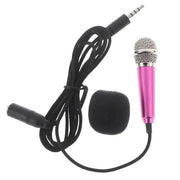 Universal 3.5mm Portable Stereo Studio Mic for Smartphones, Laptops, and PCs
