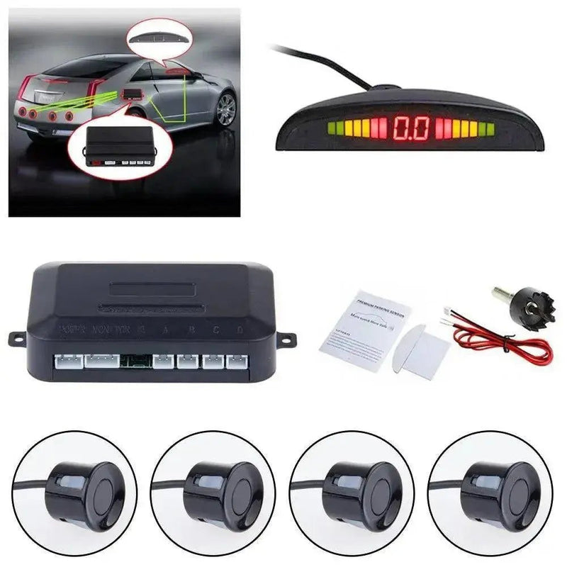Universal Car LED Parking Sensor 4 Sensors System