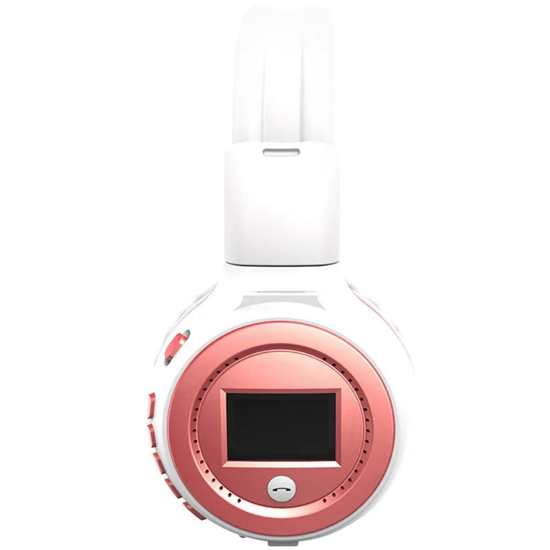 Universal Foldable Sports Wireless Headset Led Fm Radio Headphone Support Tf - Lacatang Shop