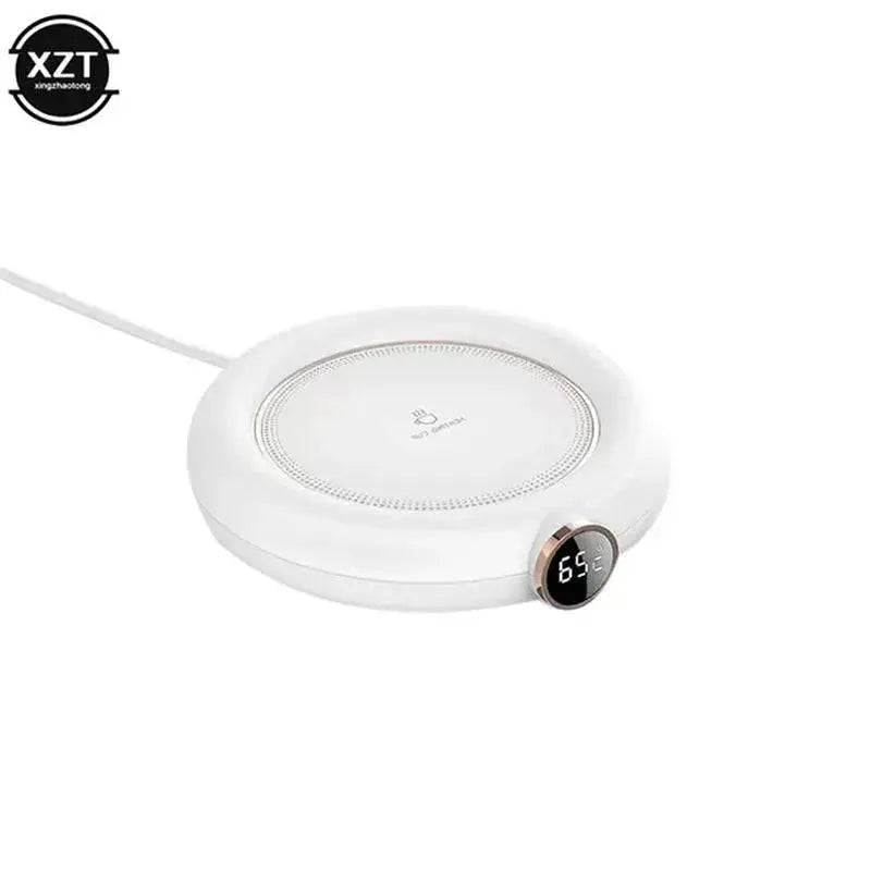 USB Coffee Cup Heating Pad with Digital Display - Perfect for Milk Tea