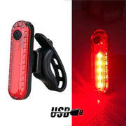 USB Rechargeable Red LED Bicycle Tail Light - Ultra Bright Rear Bike Safety Light for Night Cycling - Lacatang Shop