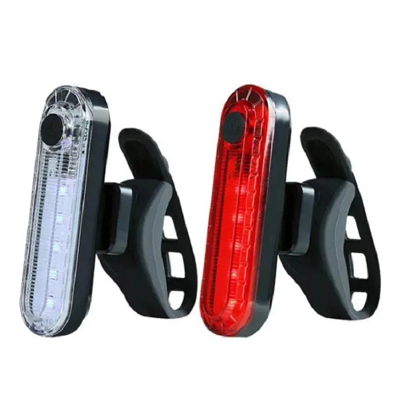 USB Rechargeable Red LED Bicycle Tail Light - Ultra Bright Rear Safety Light for Night Riding - Lacatang Shop