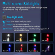 V10 EDC Keychain Light 1000 LM Powerful LED Flashlight Type - C Rechargeable Uv Lamp Tiki Fishing Torch Camping Lantern - Lacatang Shop