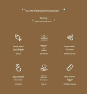 Vacuum Packaging Machine Small Household Sealing Machine Sealed Fresh - Keeping Vacuator Automatic Pressing Sealing Machine - Lacatang Shop