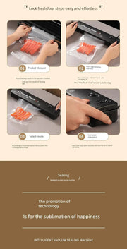 Vacuum Packaging Machine Small Household Sealing Machine Sealed Fresh - Keeping Vacuator Automatic Pressing Sealing Machine - Lacatang Shop