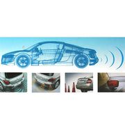 Vehicle Parking Sensor LCD Display with Switch Car Reverse Radar Parking Distance Rear 4 Sensors Backup Alarm System Buzzer - Lacatang Shop