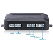 Vehicle Parking Sensor LCD Display with Switch Car Reverse Radar Parking Distance Rear 4 Sensors Backup Alarm System Buzzer - Lacatang Shop