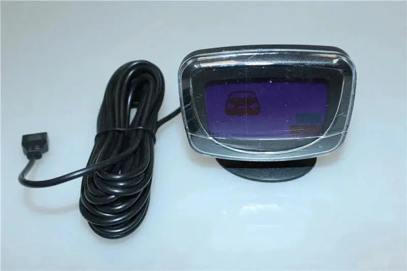Vehicle Parking Sensor LCD Display with Switch Car Reverse Radar Parking Distance Rear 4 Sensors Backup Alarm System Buzzer - Lacatang Shop
