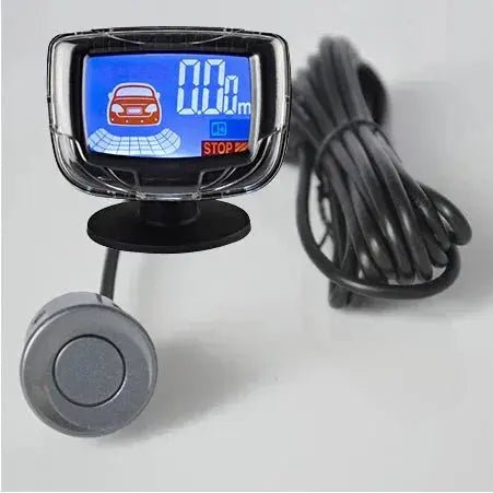Vehicle Parking Sensor LCD Display with Switch Car Reverse Radar Parking Distance Rear 4 Sensors Backup Alarm System Buzzer - Lacatang Shop