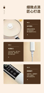 Versatile Electric Cooking Pan - Non - Stick Ceramic Frying Pan for Home Use, Perfect for Pancakes, Stews, and More - Lacatang Shop