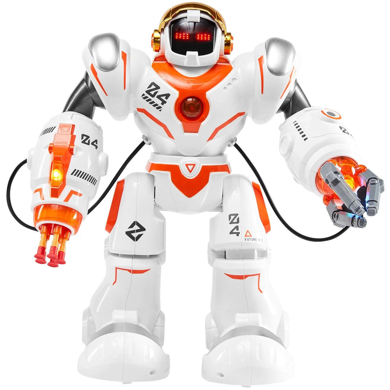 VEVOR RC Robot Toy Battle Robot for Kids Remote Control Robotic Toy Programmable - Lacatang Shop