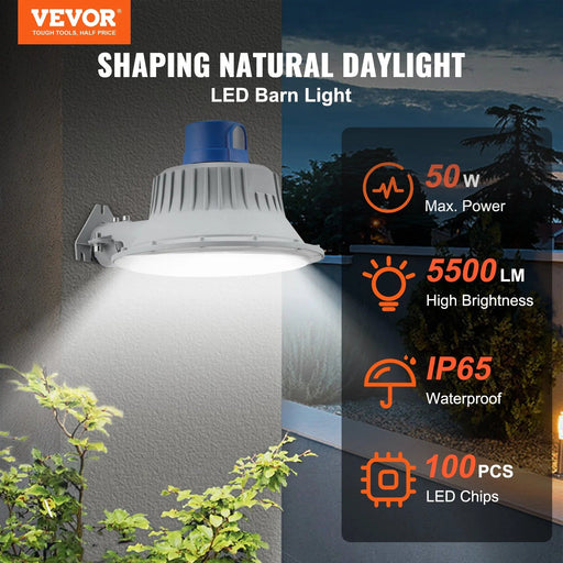 VEVOR Ultra Bright LED Barn Light 50W Flood Security - Lacatang Shop