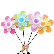 Vibrant Double Layered Wind Spinners for Outdoor Garden Decor and Picnic Enjoyment - Lacatang Shop
