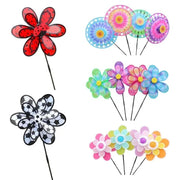 Vibrant Double Layered Wind Spinners for Outdoor Garden Decor and Picnic Enjoyment - Lacatang Shop
