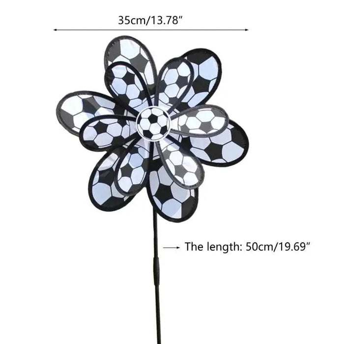 Vibrant Dual - Layered Wind Spinners for Outdoor Gardens - Colorful Decorative Windmills for Lawn and Patio - Lacatang Shop
