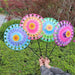 Vibrant Dual - Layered Wind Spinners for Outdoor Gardens - Colorful Decorative Windmills for Lawn and Patio - Lacatang Shop