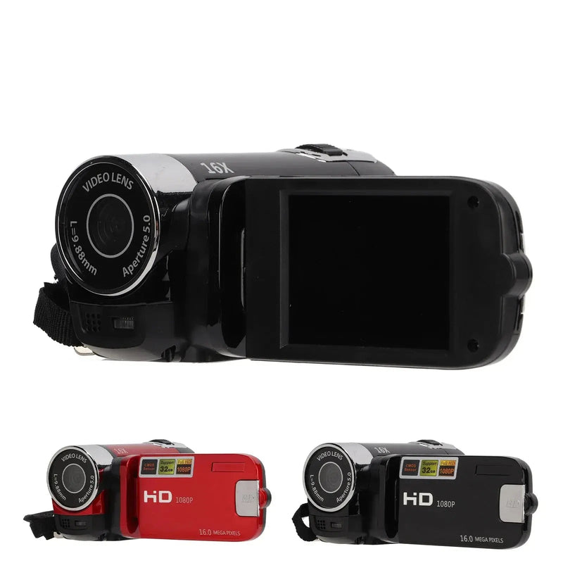 Video Camera Camcorder Full HD 4K 48MP Camera Recorder 270° Rotation 2.7 Inch Color Screen 16X Zoom Digital Camcorders new - Lacatang Shop