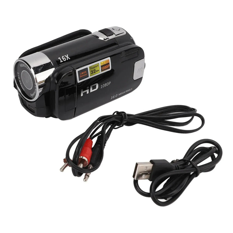 Video Camera Camcorder Full HD 4K 48MP Camera Recorder 270° Rotation 2.7 Inch Color Screen 16X Zoom Digital Camcorders new - Lacatang Shop