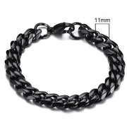 Vnox 3 - 11mm Chunky Miami Curb Chain Bracelet for Men, Stainless Steel Cuban Link Chain Wristband Classic Punk Heavy Male Jewelry - Lacatang Shop
