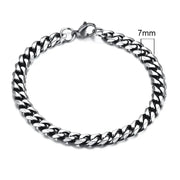 Vnox 3 - 11mm Chunky Miami Curb Chain Bracelet for Men, Stainless Steel Cuban Link Chain Wristband Classic Punk Heavy Male Jewelry - Lacatang Shop