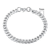 Vnox 3 - 11mm Chunky Miami Curb Chain Bracelet for Men, Stainless Steel Cuban Link Chain Wristband Classic Punk Heavy Male Jewelry - Lacatang Shop