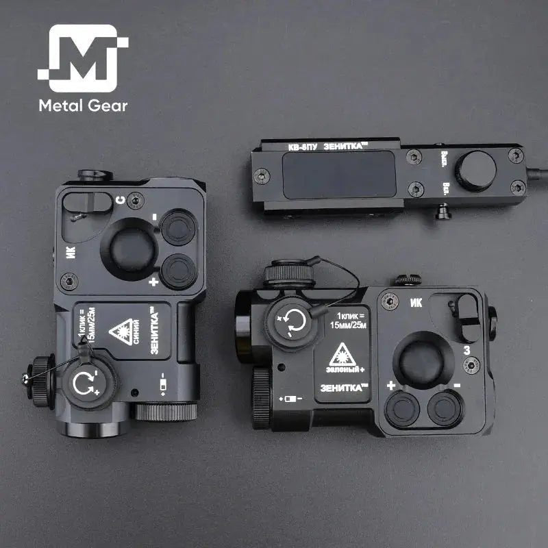 WADSN Metal PERST4 Red Green Blue Dot IR Laser Sight Aiming Indicator Pointer Tactical Airsoft Hunting Weapon Light Fit20MM Rail - Lacatang Shop