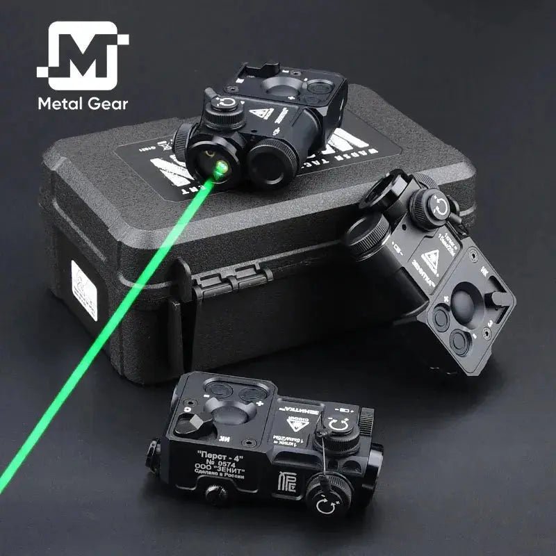 WADSN Metal PERST4 Red Green Blue Dot IR Laser Sight Aiming Indicator Pointer Tactical Airsoft Hunting Weapon Light Fit20MM Rail - Lacatang Shop
