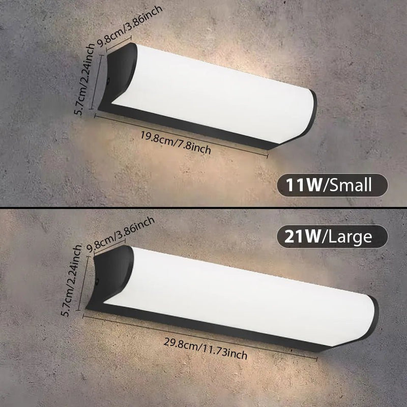 Wall Light LED Aluminium Lamp Indoor Outdoor AC85 - 265V Waterproof Led Lights Wall Panels Decoration Items For Home Balcony Porch - Lacatang Shop