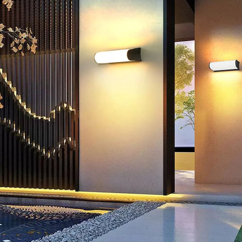 LED Aluminium Wall Light - Stylish Indoor/Outdoor Waterproof Lamp